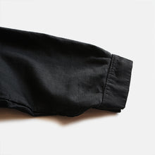 Load image into Gallery viewer, 1920's~ BLACK MOLESKIN JACKET (AMAZING SLANTED POCKETS) SZ LARGE