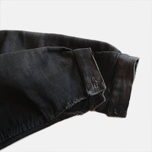Load image into Gallery viewer, 1950's "LE MONT ST MICHEL" BLACK MOLESKIN JACKET (50 LARGE)