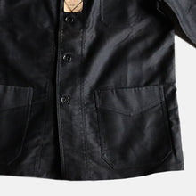 Load image into Gallery viewer, N.O.S 1930's BLACK MOLESKIN JACKET SZ MEDIUM