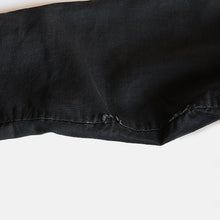 Load image into Gallery viewer, 1920's~ BLACK MOLESKIN JACKET (AMAZING SLANTED POCKETS) SZ LARGE