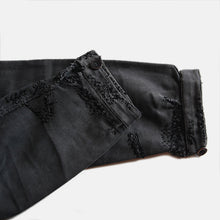 Load image into Gallery viewer, 1950's "ADOLPH LAFONT" BLACK MOLESKIN FADED JACKET (MEDIUM)