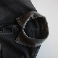 Load image into Gallery viewer, 1950's "LE MONT ST MICHEL" BLACK MOLESKIN JACKET (50 LARGE)