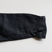 Load image into Gallery viewer, 1940's "BEAU-FORT" BLACK MOLESKIN JACKET WITH V-POCKET (SZ 48 / NEAR DEADSTOCK)
