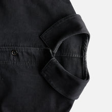 Load image into Gallery viewer, 1940's "A.P.MICHEL" BLACK MOLESKIN WORK JACKET (SZ MEDIUM)