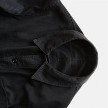 Load image into Gallery viewer, 1920's~ BLACK MOLESKIN JACKET (AMAZING SLANTED POCKETS) SZ LARGE
