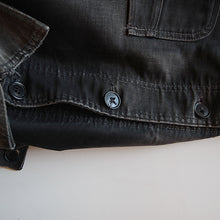 Load image into Gallery viewer, 1950's "LE MONT ST MICHEL" BLACK MOLESKIN JACKET (50 LARGE)