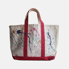 画像をギャラリービューアに読み込む, VINTAGE "L.L.BEAN" PAINTING CANVAS TOTE