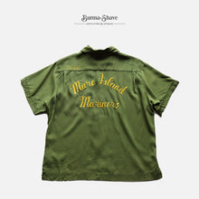Load image into Gallery viewer, 1950's~ "MR.JOEL CALIFORNIA" RAYON BOWLING SHIRT (SZ LARGE / GOOD CONDITION)
