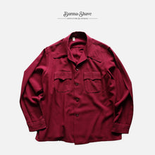 Load image into Gallery viewer, 1950's GABARDINE L/S SHIRT (SZ MEDIUM / MINT CONDITION)