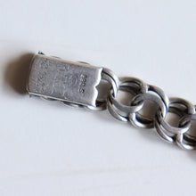 画像をギャラリービューアに読み込む, VINTAGE FRENCH SILVER CHAIN BRACELET (AROUND 1930's)