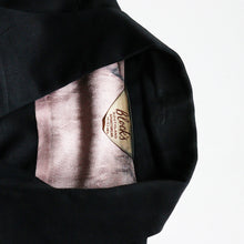 Load image into Gallery viewer, 1950's "BLOCKS" BLACK RAYON BOX SHIRT (SZ LARGE / MINT CONDITION)