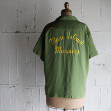 Load image into Gallery viewer, 1950's~ "MR.JOEL CALIFORNIA" RAYON BOWLING SHIRT (SZ LARGE / GOOD CONDITION)