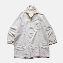 Load image into Gallery viewer, 1960's FRENCH WORK BUTCHER SMOCK (SZ UNISEX / DEADSTOCK→ONE WASH)