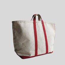 Load image into Gallery viewer, 1980's "L.L.BEAN" CANVAS TOTE BAG (SZ LARGE / SHORT HANDLE)