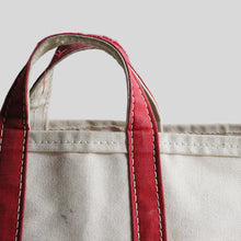 Load image into Gallery viewer, 1980's "L.L.BEAN" CANVAS TOTE BAG (SZ LARGE / SHORT HANDLE)