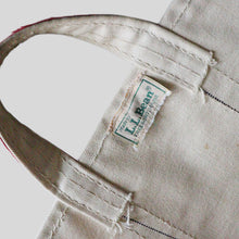 Load image into Gallery viewer, 1980's "L.L.BEAN" CANVAS TOTE BAG (SZ LARGE / SHORT HANDLE)