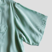 画像をギャラリービューアに読み込む, ~1960's "NAT NAST" BOWLING SHIRT (SZ X-LARGE / MINT GREEN / GOOD CONDITION)