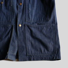 Load image into Gallery viewer, 1960's "CARTERS" DENIM COVERALL (SZ ABOUT 34-36 / MINT CONDITION)