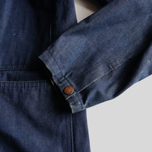 Load image into Gallery viewer, 1960's "CARTERS" DENIM COVERALL (SZ ABOUT 34-36 / MINT CONDITION)