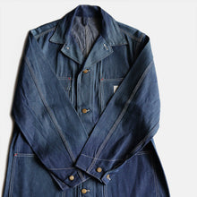Load image into Gallery viewer, 1970's "CARHARTT" DENIM COVERALL (SZ38 / SUNFADED DEADSTOCK)