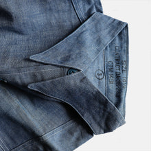 Load image into Gallery viewer, DEAD STOCK 1940's "U.S.N" COTTON CHAMBRAY L/S SHIRT (SZ 14H)