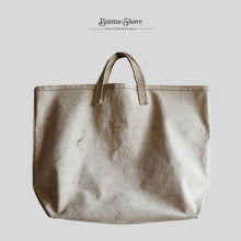 画像をギャラリービューアに読み込む, ~1950's CANVAS COAL BAG WITH STENCIL (SZ LARGE / GOOD CONDITION)