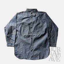 Load image into Gallery viewer, 1930's~ "MODEL SHIRT" HEAVY OZ WORK CHAMBRAY SHIRT (SZ 16 / SPECIAL DETAIL / DEADSTOCK)
