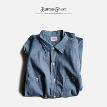Load image into Gallery viewer, 1950's "BIG MAC" BLUE CHAMBRAY WORK SHIRT (SZ LARGE / VERY GOOD CONDITION)