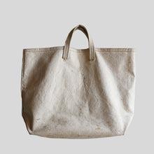 画像をギャラリービューアに読み込む, ~1950's CANVAS COAL BAG WITH STENCIL (SZ LARGE / GOOD CONDITION)