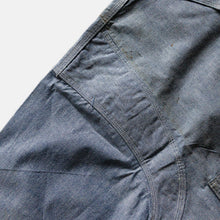 Load image into Gallery viewer, 1930's~ "MODEL SHIRT" HEAVY OZ WORK CHAMBRAY SHIRT (SZ 16 / SPECIAL DETAIL / DEADSTOCK)