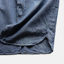 Load image into Gallery viewer, 1940's~ "U.S.N" BLUE CHAMBRAY SHIRT (SZ 14H / DEADSTOCK→1 WASH)