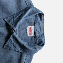 Load image into Gallery viewer, 1950's "BIG MAC" BLUE CHAMBRAY WORK SHIRT (SZ LARGE / VERY GOOD CONDITION)