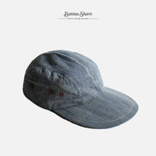 画像をギャラリービューアに読み込む, 1990's "EDDIE BAUER" LONGBILL CAMBRAY CAP (SZ XL / USED CONDITION)