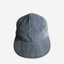 画像をギャラリービューアに読み込む, 1990's "EDDIE BAUER" LONGBILL CAMBRAY CAP (SZ XL / USED CONDITION)