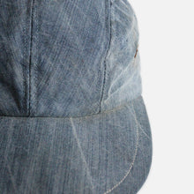 画像をギャラリービューアに読み込む, 1990's "EDDIE BAUER" LONGBILL CAMBRAY CAP (SZ XL / USED CONDITION)