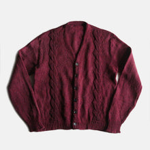 画像をギャラリービューアに読み込む, 1960's WOOL CARDIGAN (LARGE)