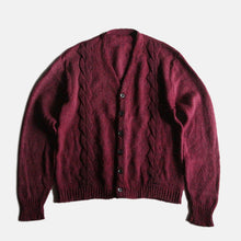 画像をギャラリービューアに読み込む, 1960's WOOL CARDIGAN (LARGE)
