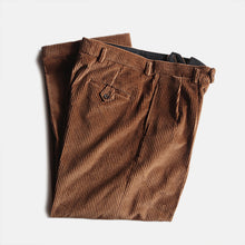 画像をギャラリービューアに読み込む, BURMA-SHAVE ORIGINAL PRODUCT "MIDNORTH TAILORS" AMERICAN BIG CORDUROY WIDE LEG (BROWN)