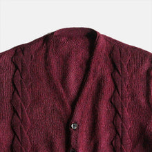 画像をギャラリービューアに読み込む, 1960's WOOL CARDIGAN (LARGE)