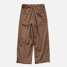 画像をギャラリービューアに読み込む, BURMA-SHAVE ORIGINAL PRODUCT "MIDNORTH TAILORS" AMERICAN BIG CORDUROY WIDE LEG (BROWN)