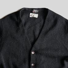 画像をギャラリービューアに読み込む, 1960's "JOSEPH HORN CO." WOOL CARDIGAN (BIG SIZE / BLACK / GOOD CONDITION)