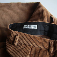 画像をギャラリービューアに読み込む, BURMA-SHAVE ORIGINAL PRODUCT "MIDNORTH TAILORS" AMERICAN BIG CORDUROY WIDE LEG (BROWN)