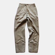 Load image into Gallery viewer, 1950's "U.S.ARMY" CHINO TROUSER (SZ W30×L32 / DOUBLE STITCH)