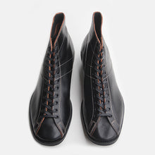 画像をギャラリービューアに読み込む, &quot;CLINCH BOOTS &amp; SHOES&quot; MAST TRAINER HORSEHIDE BLACK WHITE STITCH
