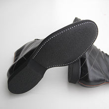 画像をギャラリービューアに読み込む, "CLINCH BOOTS & SHOES" MAST TRAINER HORSEHIDE BLACK WHITE STITCH