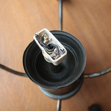 Load image into Gallery viewer, ANTIQUE JAPANNNED COPPER CEILING LAMP