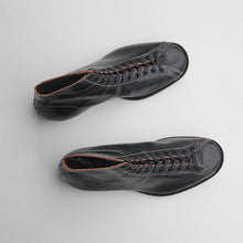 画像をギャラリービューアに読み込む, "CLINCH BOOTS & SHOES" MAST TRAINER HORSEHIDE BLACK WHITE STITCH