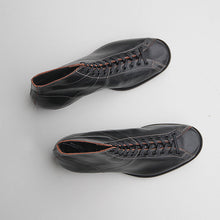 画像をギャラリービューアに読み込む, &quot;CLINCH BOOTS &amp; SHOES&quot; MAST TRAINER HORSEHIDE BLACK WHITE STITCH
