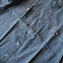 Load image into Gallery viewer, MADE IN USA N.O.S 1950's "BIG MAC" BLUE CHAMBRAY WORK SHIRT (15H)