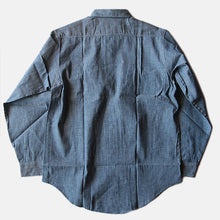 Load image into Gallery viewer, MADE IN USA N.O.S 1950's "BIG MAC" BLUE CHAMBRAY WORK SHIRT (15H)
